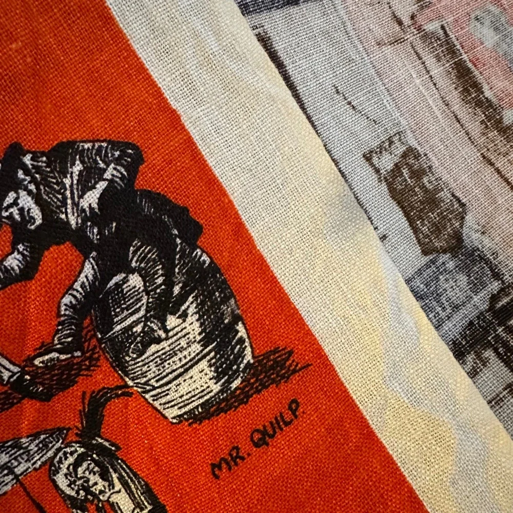 Vintage Ulster Linen Tea Towel The Old Curiosity Shop Charles Dickens Ireland
